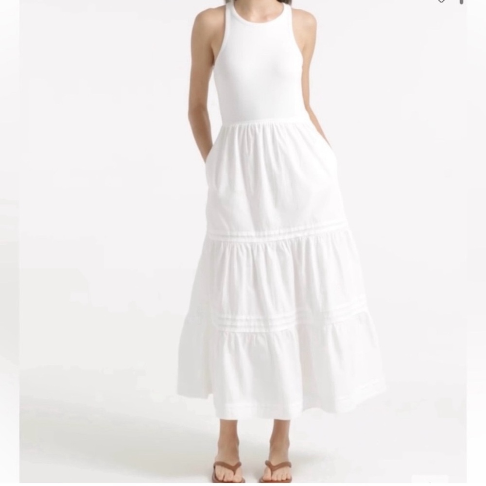Jcrew Summer Maxi Dress Ribbed